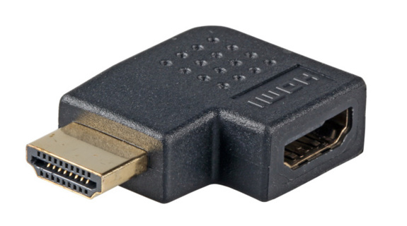 EFB HDMI™ adapter Typ A socket - plug right angeled
