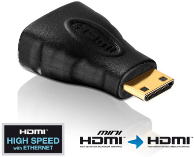 PURELINK Mini HDMI/HDMI Adapter - PureInstall - Black
