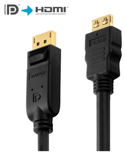 PI5100-010 PURELINK DisplayPort to HDMI Cable - PureInstall 1,00m