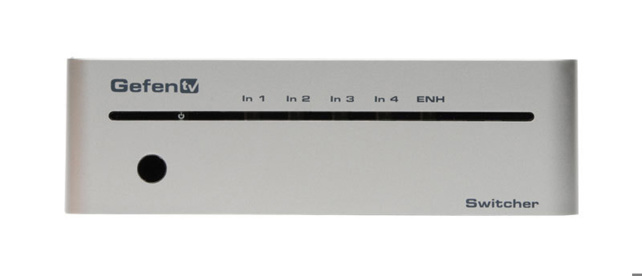 GEFEN V 4x1 Switcher for HDMI with RS232, autoswitching, resolutions up to 1080p Full HD and 1920x1200