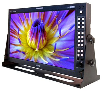 PLURA 17" 3G SFP Broadcast Monitor, Class A, 1xSFP-3G-TXRX-HD-BF-LR