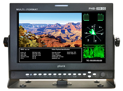 PLURA 9" - 3G High Brightness Broadcast Monitor (1280x768)