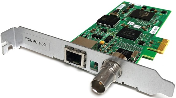 PLURA PCI express reader for LTC, DVITC and ATC, HD-SDI video/3G