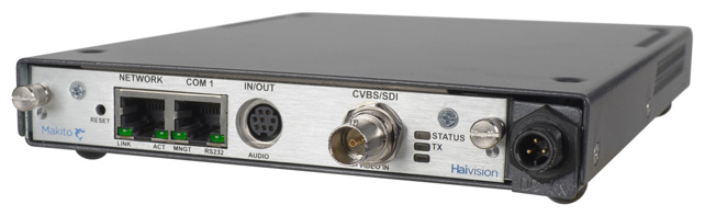 HAIVISION Makito X Single SDI Encoder Appliance - H.264 High Profile SIngle Channel IP Video Encoder with SRT - Single 3G/HD/SD-SDI or Composite input