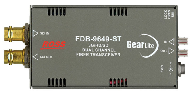ROSS FDB-9649-ST 3G/HD/SD Dual Channel Optical Tranceiver