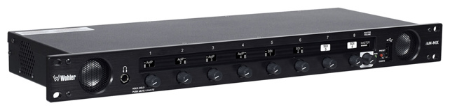 WOHLER 1RU Audio Monitoring from a range of mixable input sources.  8 selectable output controls. Includes OPT-ANLG only.  Dolby is not available for the iAM Mix