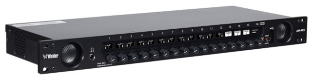 WOHLER 1RU Audio Monitoring from a range of mixable input sources. 16 selectable output controls. Includes OPT-ANLG only. Dolby is not available for the iAM Mix