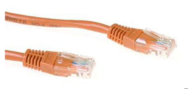 ACT Brown 2 meter U/UTP CAT6 patch cable with RJ45 connectors