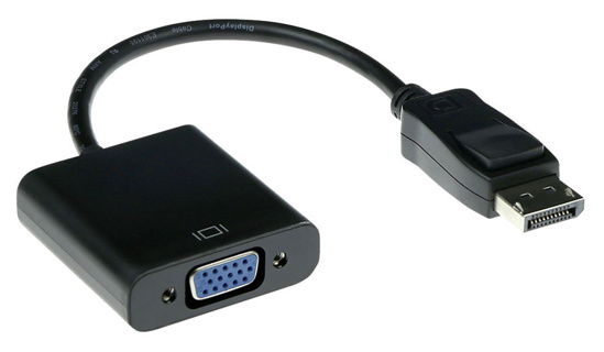 ACT 15 cm Conversion cable DisplayPort male - VGA female