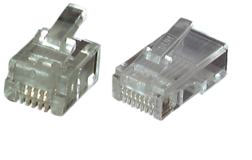 EFB Modular-Connector RJ11 UTP, E-MO 6/4 SF,  100 pcs.