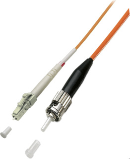 EFB Simplex Fiber Optic Patch Cable LC-ST OM1 2m 2,0mm Orange 62,5/125µm
