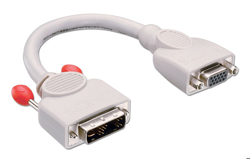 LINDY DVI to VGA Adapter Cable, 0.2m