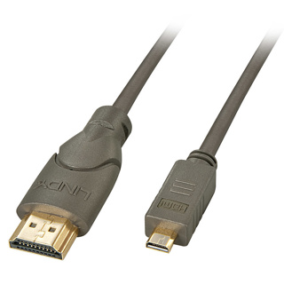 LINDY High Speed HDMI to Micro HDMI Cable with Ethernet, 0.5m