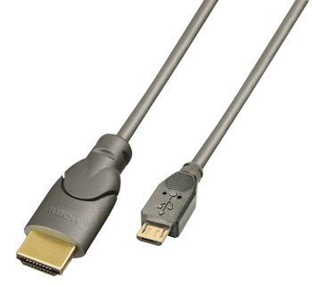 LINDY MHL to HDMI connection cable