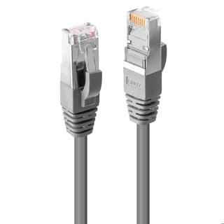 LINDY 1m Cat.6 S/FTP LSZH Network Cable, Grey (Fluke Tested)