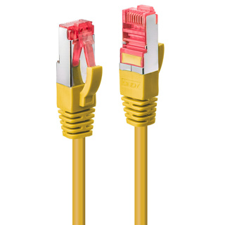 LINDY 0.3m Cat.6 S/FTP Network Cable, Yellow