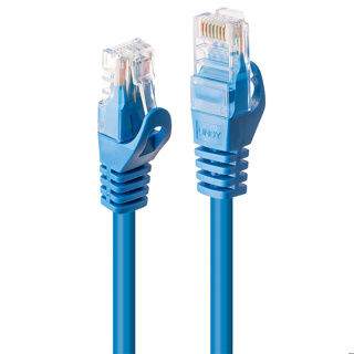 LINDY 10m Cat.6 U/UTP Network Cable, Blue