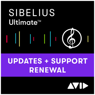 AVID Sibelius | Ultimate 3-Year Software Updates + Support Plan RENEWAL