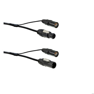 LIVEPOWER Hybrid Data + Power Cable 3G1,5 Ethercon/Powercon True 1 TOP 2 Meter