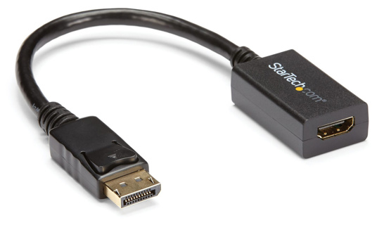 STARTECH DisplayPort to HDMI Video Converter Blk.