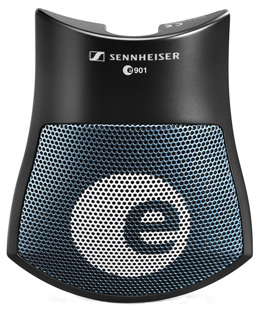 SENNHEISER E 901 Boundary microphone, condenser, half cardioid directionality, 3-pin XLR-M, anthracite, includes bag