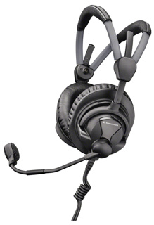 SENNHEISER HMD 27 Audio headset, 64 Ω per system, circumaural, dynamic microphone, hypercardioid, cable not included