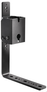 NEUMANN LH 61 A mounting adapter with a hole spacing of 70 mm to fit onto the loudspeaker and hole spacing of 115 mm for LH 28, LH 29, LH 37, LH 47, LH 48 or K&M Design Stand, and a 3/8” thread for a microphone stand