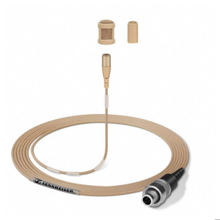 SENNHEISER MKE 1-4-M Miniature clip-on microphone, omnidirectional, for SK 50/250/2000/5212/6000/9000, 3-pin SE connector, light beige, musical version, can be colored