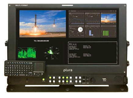 PLURA 17" Hybrid Monitor, IP, Class A, Coax