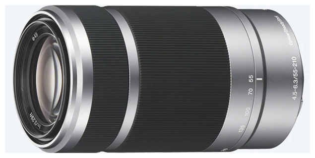 SONY SEL E 55-210mm F4.5-6.3 OSS Silver