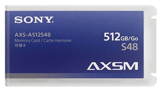 SONY 512GB AXS memory card (Slim A-Series) for the AXS-R5 and AXS-R7.