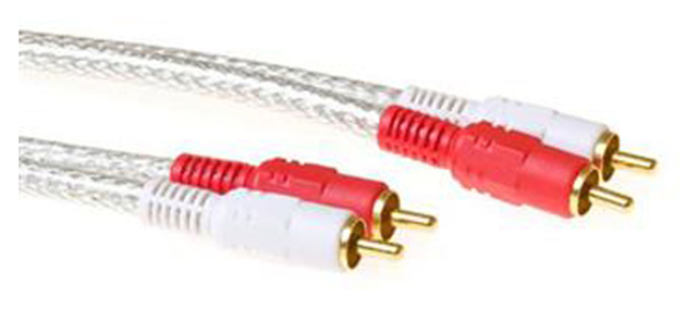ACT 2 meter High quality connection cable 2xTulp male - 2x Tulp male