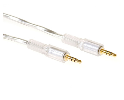 AK2240 ACT 2 meter High quality audio connection cable 1x 3,5 mmm jack male - 1x 3.5mm stereo jack male