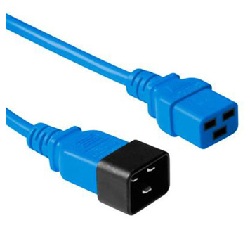 ACT Powercord C19 - C20 blue 0.6 m