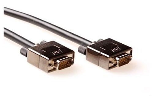 ACT 5 metre High Performance VGA cable male-male with metal hoods