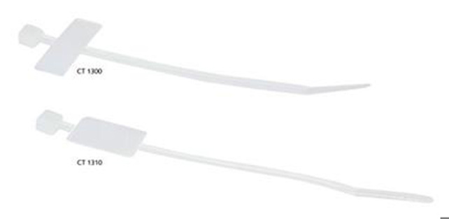 ACT Cable ties - for cable marker, length 100 mm, width 2.5 mm