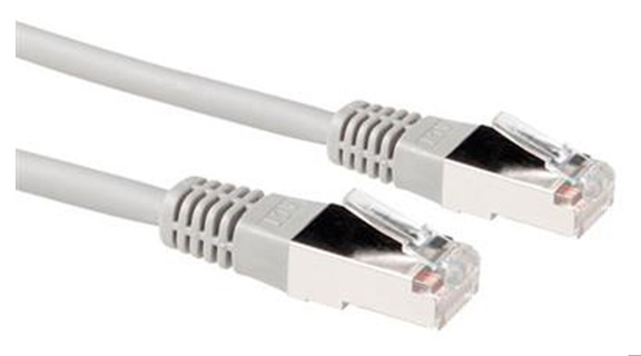 ACT Grey 5 meter LSZH F/UTP CAT5E patch cable with RJ45 connectors