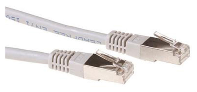 ACT Grey 1.5 meter LSZH SFTP CAT6A patch cable with RJ45 connectors