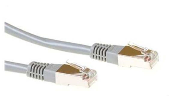 ACT Grey 2 meter F/UTP CAT5E patch cable with RJ45 connectors
