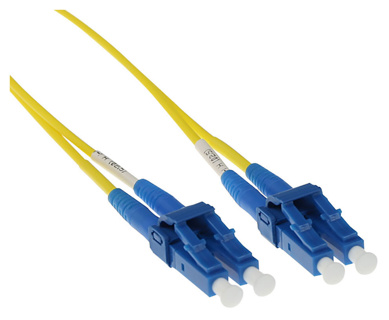 ACT 20 meter LSZH Singlemode 9/125 OS2 short boot fiber patch cable duplex with LC connectors
