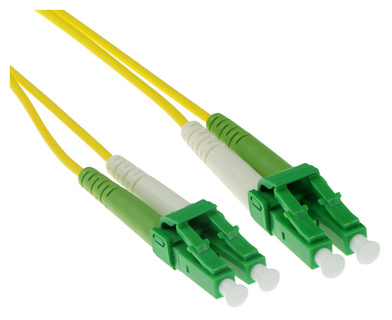 ACT 2 meter LSZH Singlemode 9/125 OS2 fiber patch cable duplex with LC/APC8 connectors