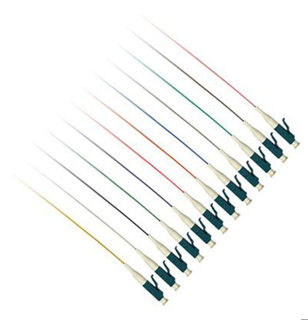 ACT LC 50/125 OM4 fiber pigtail set of 12 pieces
