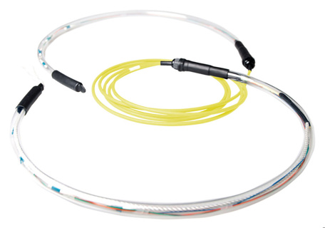 ACT 130 meter Singlemode 9/125 OS2 indoor/outdoor cable 8 fibers with LC connectors