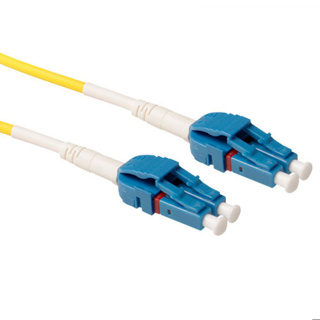 RL6200 ACT 0.5 meter Singlemode 9/125 OS2 G657A duplex uniboot fiber cable with LC connectors