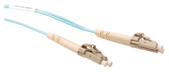 ACT 2.5 meter LSZH Multimode 50/125 OM3 fiber patch cable duplex with LC connectors
