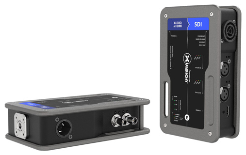 XVISION Audio Embedder - HDMI1.2/3G-SDI + Audio to 3G-SDI -  PT1 In/Thru