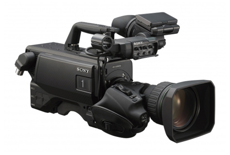 SONY 4K/HD Portable Studio Camera head with SMPTE Fibre Interface, optional HD 4x high frame rate.