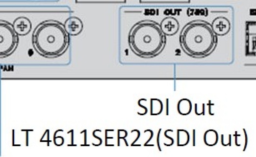 LEADER SDI Out - Option for LEADER LT4611