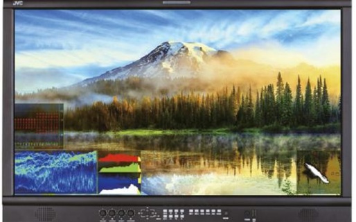 JVC 17" UHD 3840 x 2160 studio monitor, 8 bit panel, with 12G, quad 3G, HDMI inputs