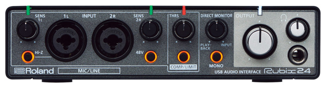 ROLAND RUBIX24 2 IN / 4 OUT, HI RES USB AUDIO INTERFACE FOR MAC, PC and iPAD